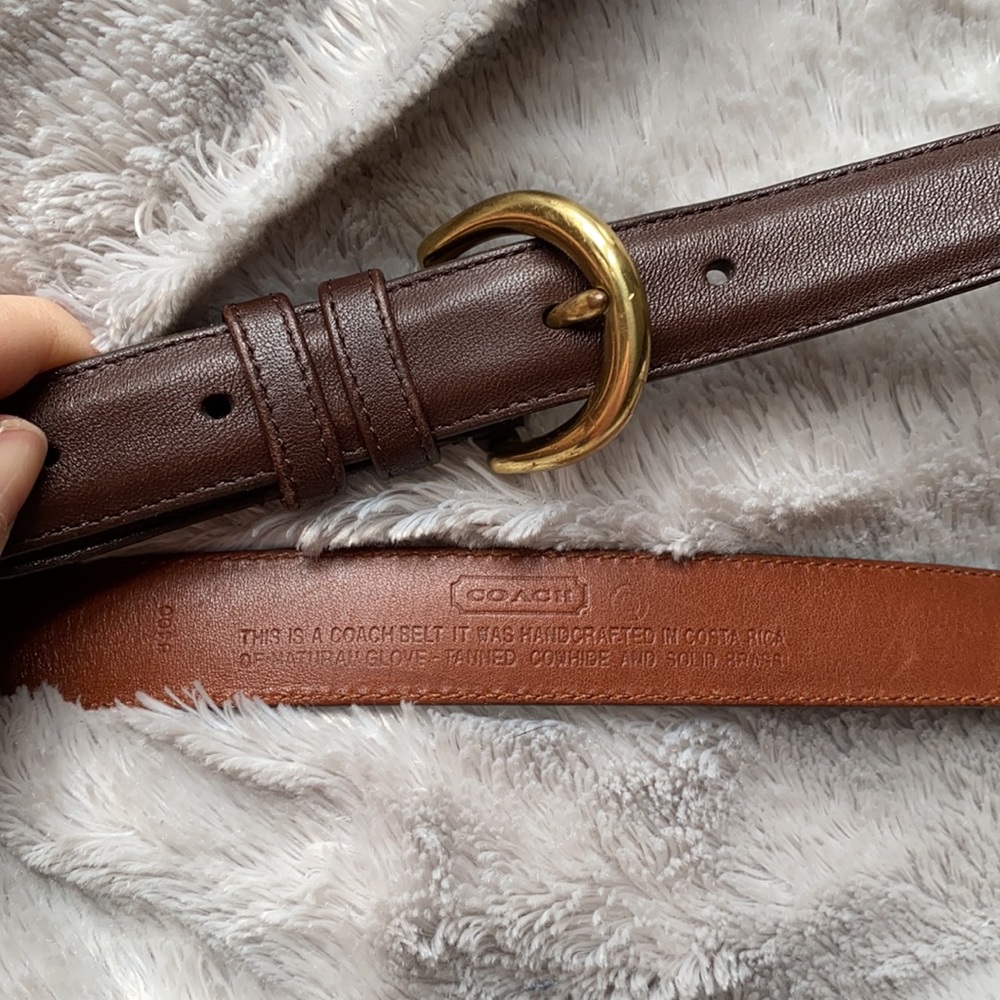 Coach Belt
